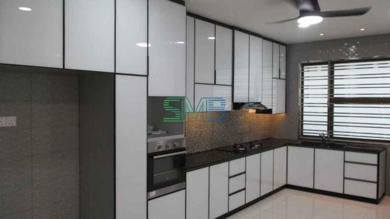 Lemari dapur aluminium terdekat Jakarta model minimalis modern 2026